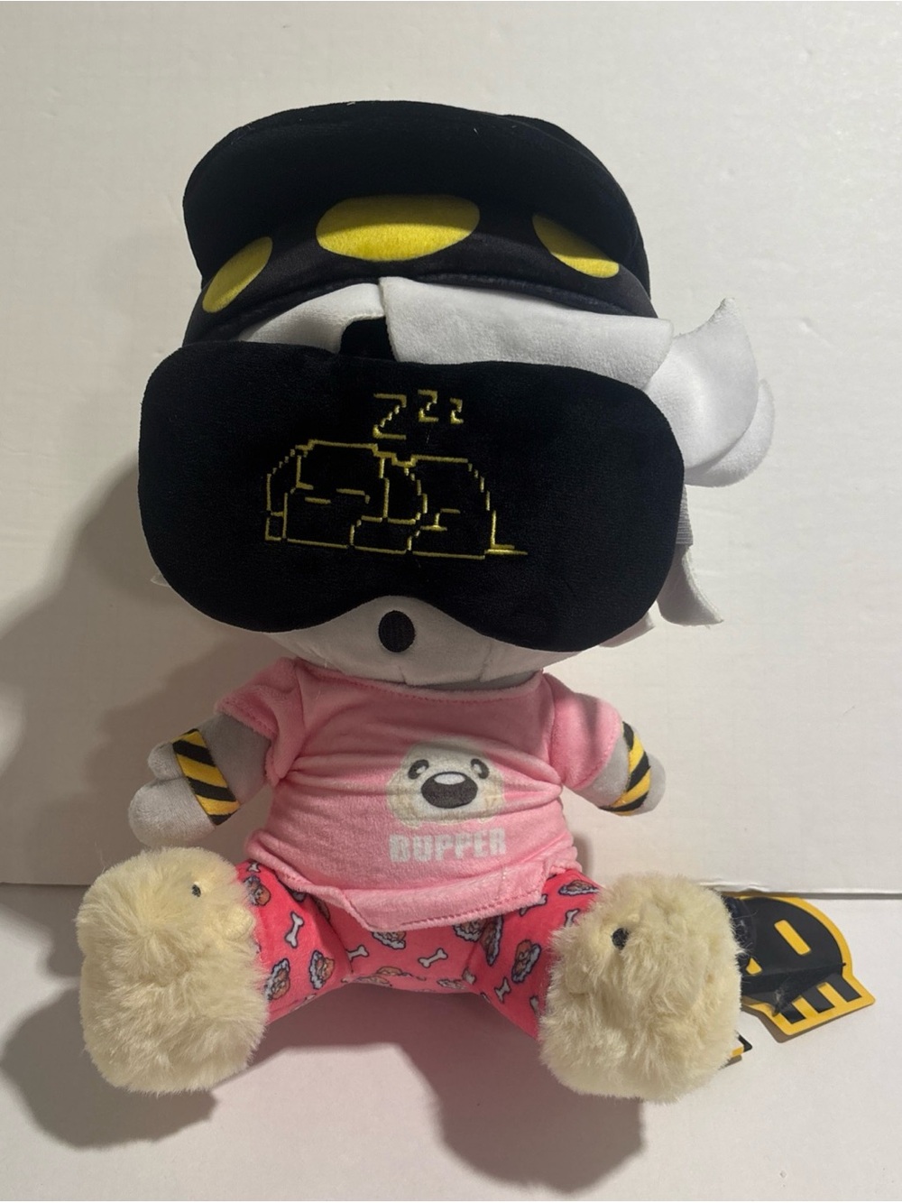 Murder Drones Pajama N Sleeping Mask Plush Glitch Limited Edition Pink Read